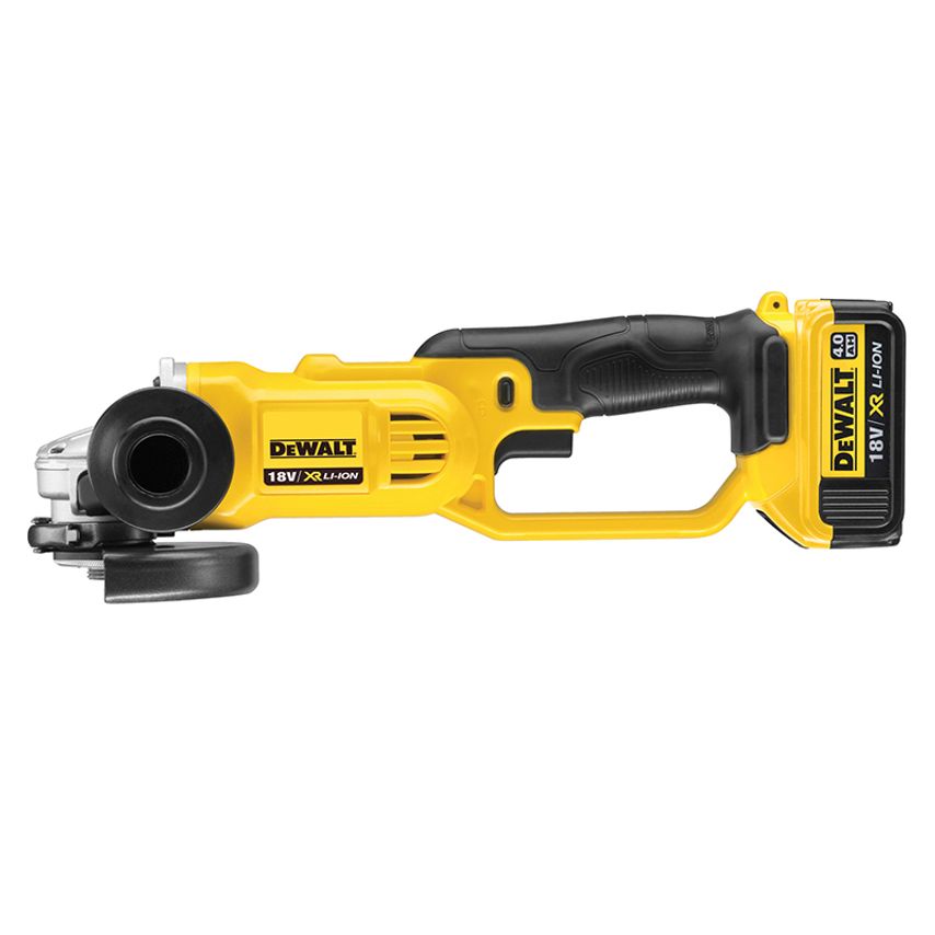 DCG412M2 Premium XR Angle Grinder 125mm 18V 2 x 4.0Ah Li-ion DEWDCG412M2