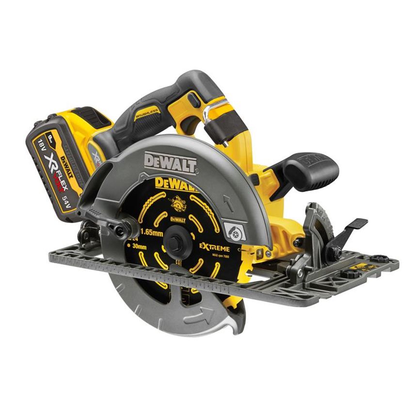 DCS579X2 XR FlexVolt Circular Saw 190mm 54V 2 x 9.0Ah Li-ion DEWDCS579X2