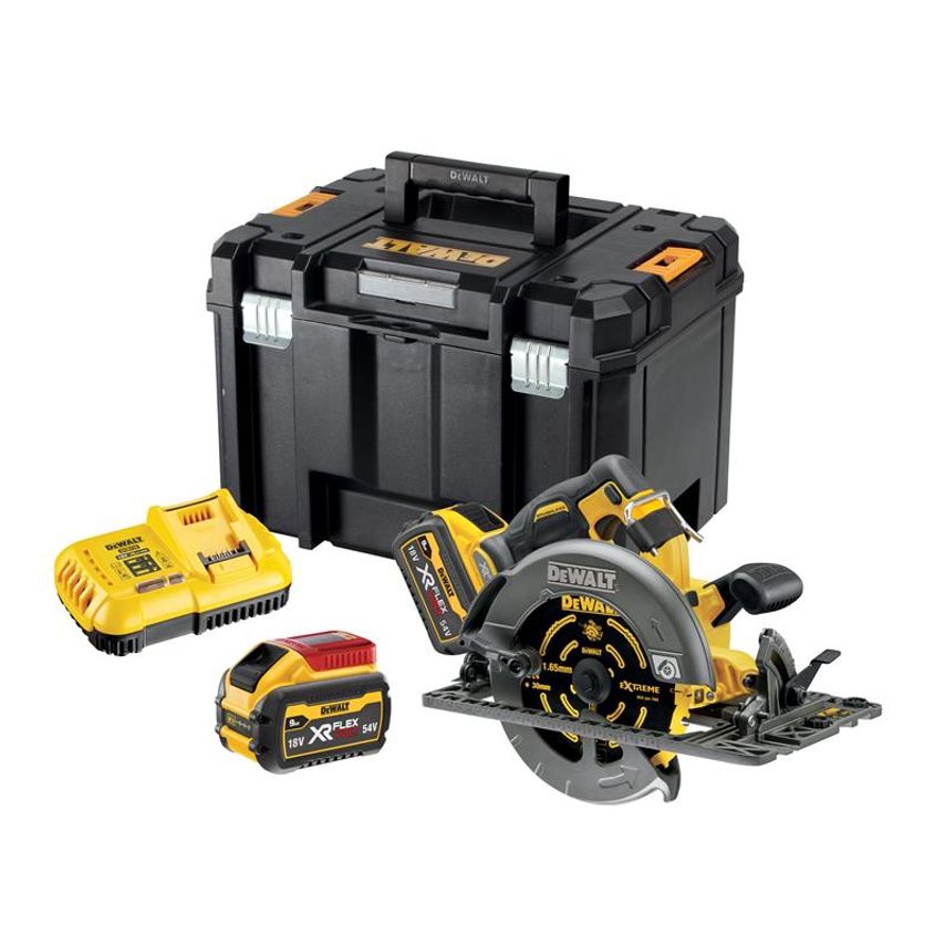 DCS579X2 XR FlexVolt Circular Saw 190mm 54V 2 x 9.0Ah Li-ion DEWDCS579X2