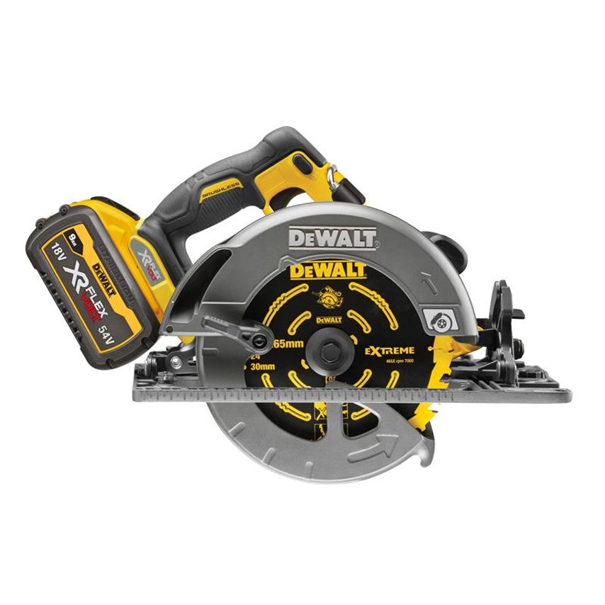 DCS579X2 XR FlexVolt Circular Saw 190mm 54V 2 x 9.0Ah Li-ion DEWDCS579X2
