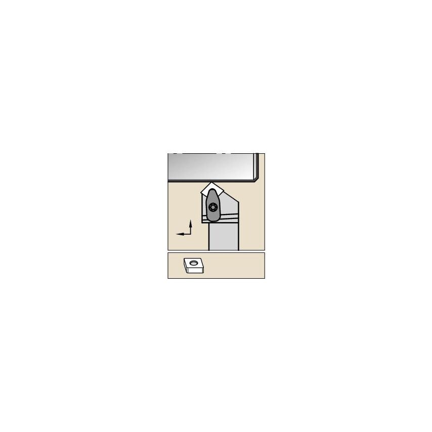 DCSNR2525M12KC04 D Clamping Holder W25, 0MM L150