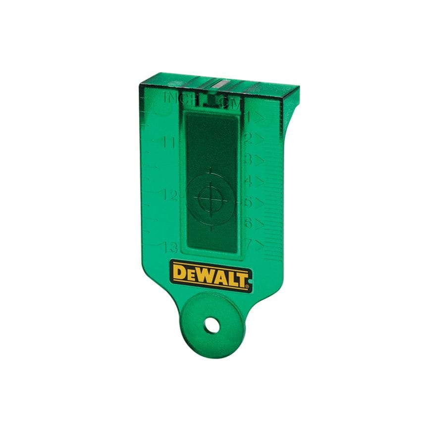DE0730G Green Laser Target Card DEWDE0730G