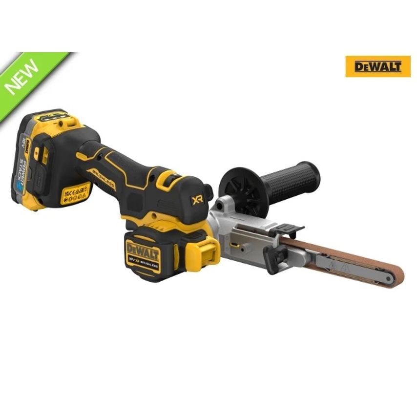 DEWDCM200E2T DCM200E2T XR Brushless Band File 18V 2 x 1.7Ah Powerstack Li-ion