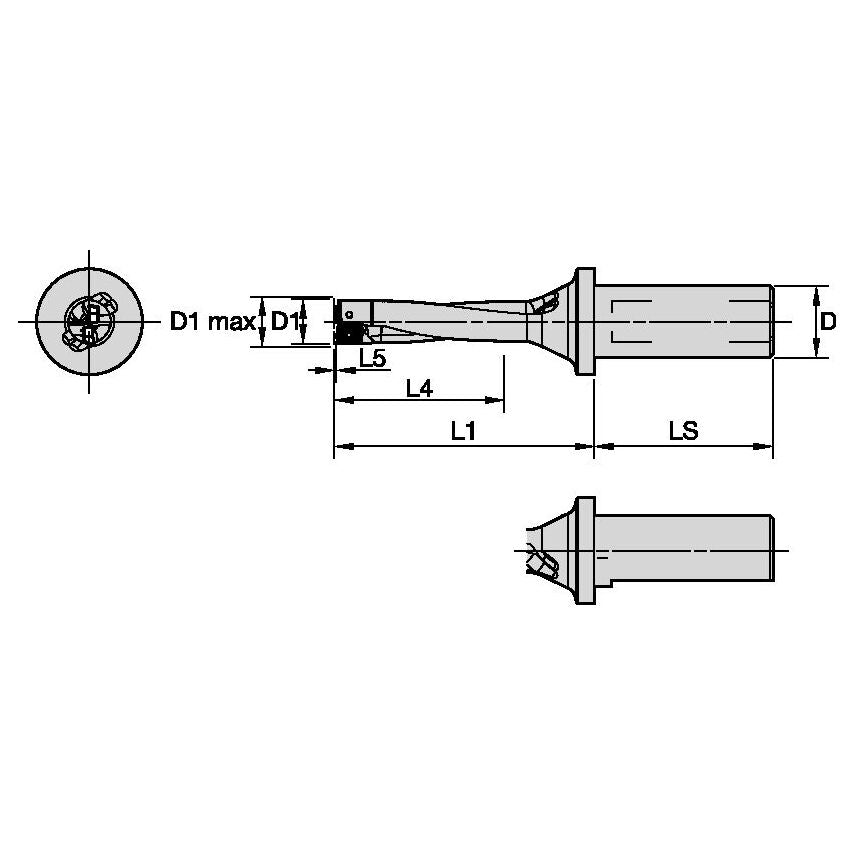 DFR140R4WB20M Indexable Drill Dfr 14, 0MM 4XD