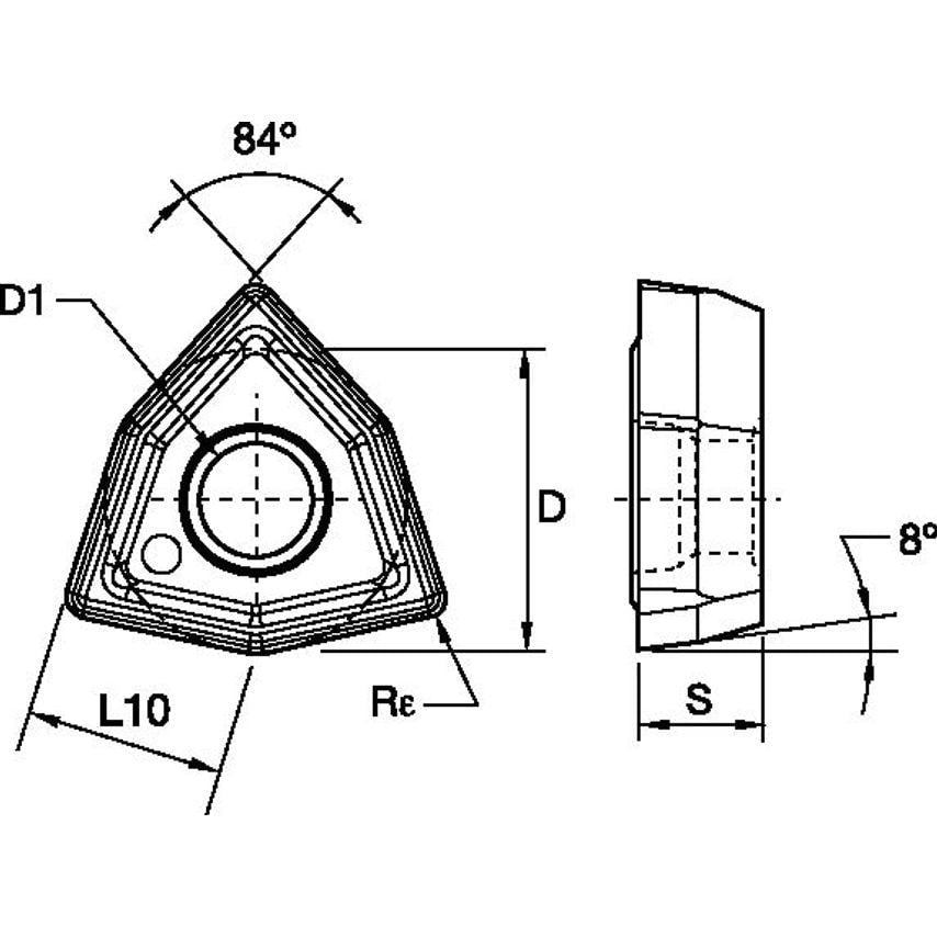 DFT05T308GD Dft Drilling Insert Beyond KCU