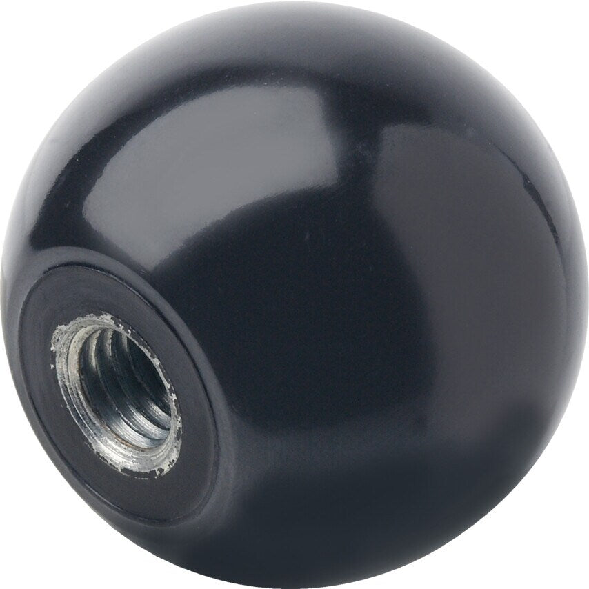 DIN319-KU-40-M12-E Ball Knob; Phenolic