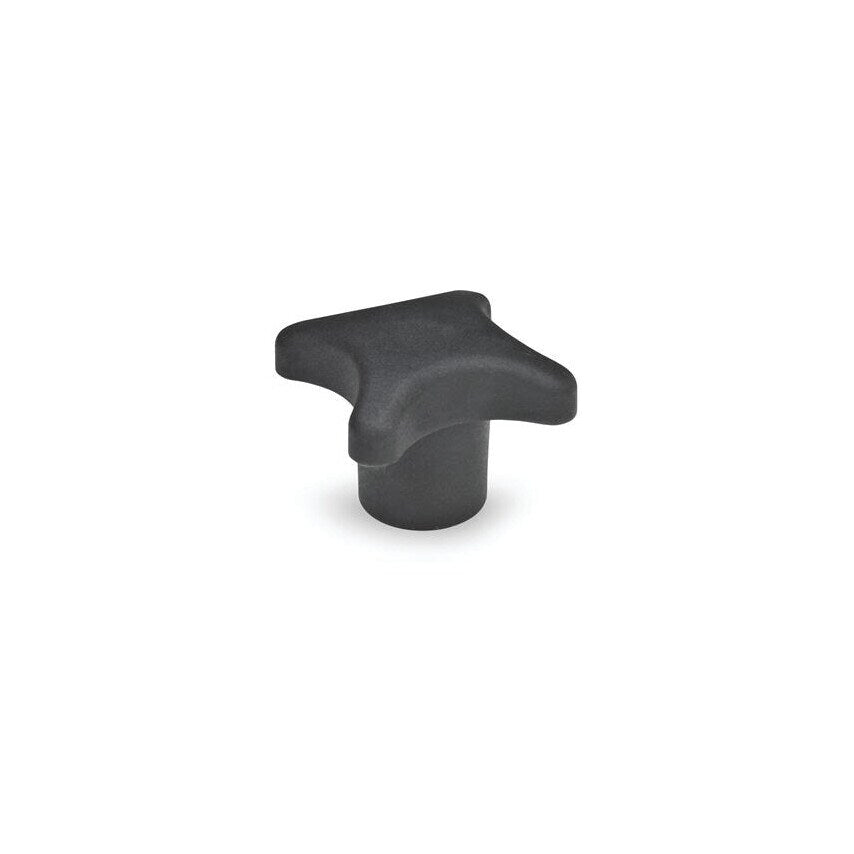 DIN6335 KU-20-M4-K-MS Plastic Star Knobs