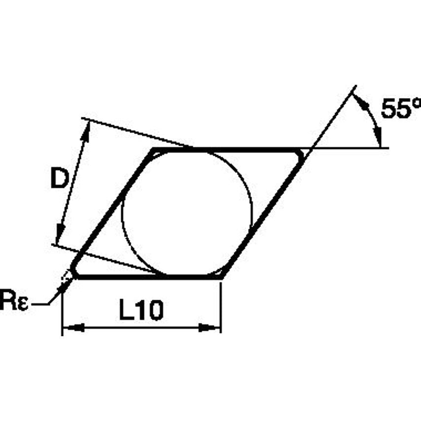 DNGN120412S02020 ANSI/ISO Turning Insert DN..