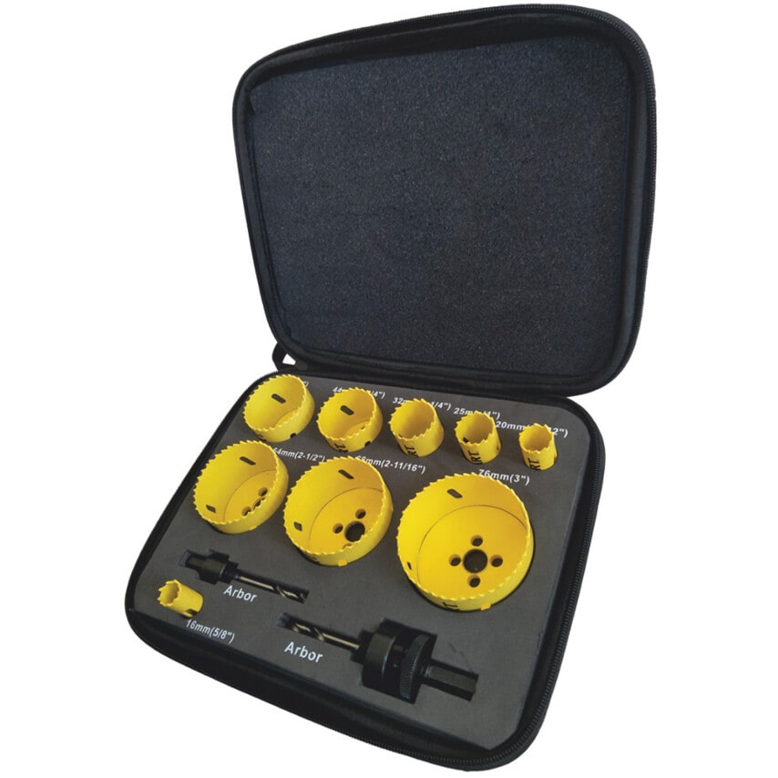 DPHK11 11 Piece Premium Holesaw Kit