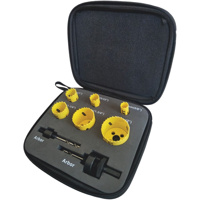 DPHK8 8 Piece Premium Holesaw Kit