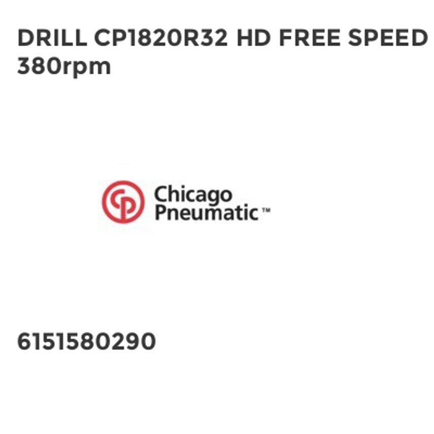 DRILL CP1820R32 HD FREE SPEED 380rpm
