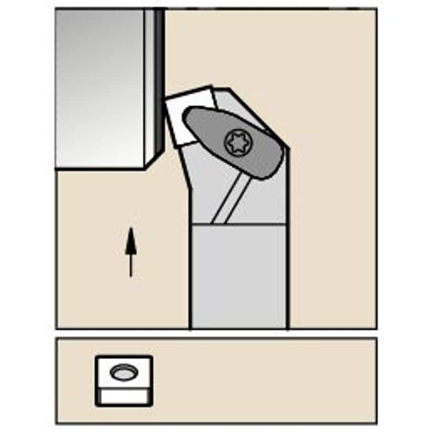 DSKNL2525M12KC04 D Clamping Holder W25, 0MM L150