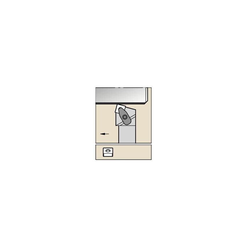 DSRNR2525M12KC04 D Clamping Holder W25, 0MM L150