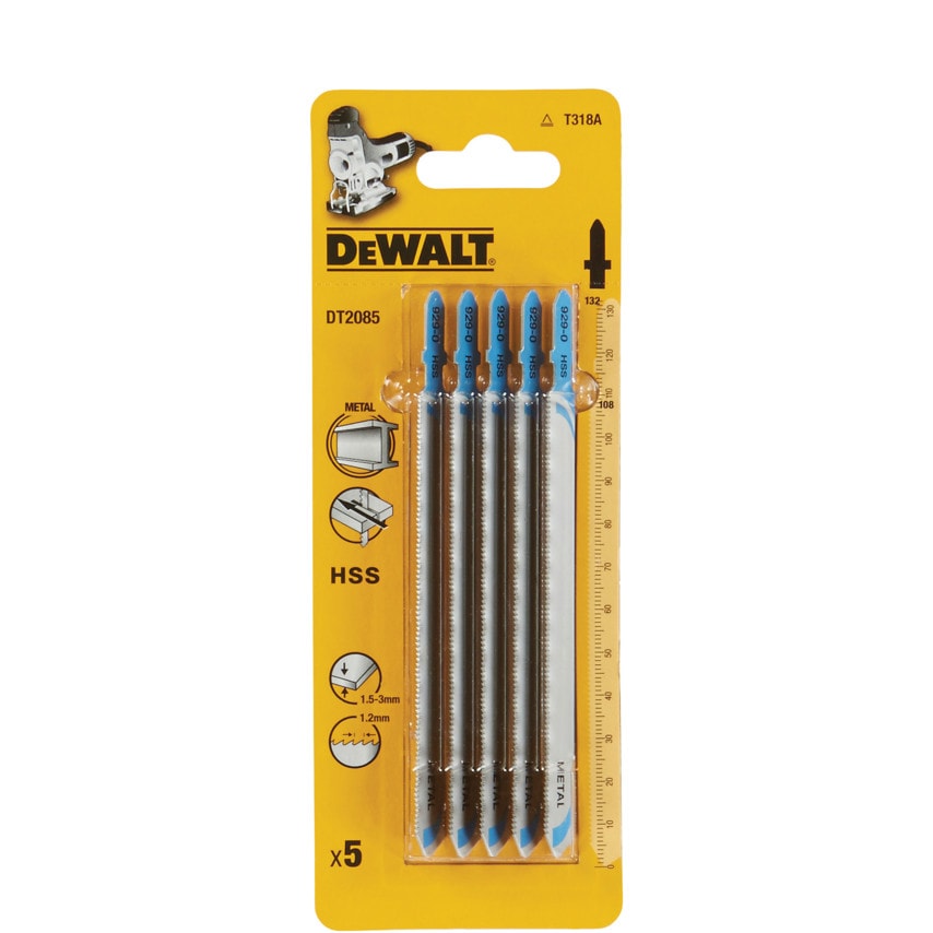 DT2085-QZ Jigsaw Blade T318A x 5