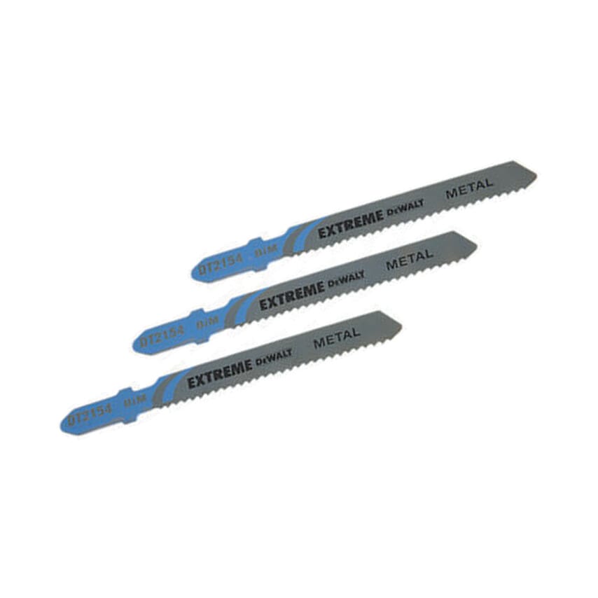 DT2154-QZ T118BF Jigsaw Blade, Pack of 3