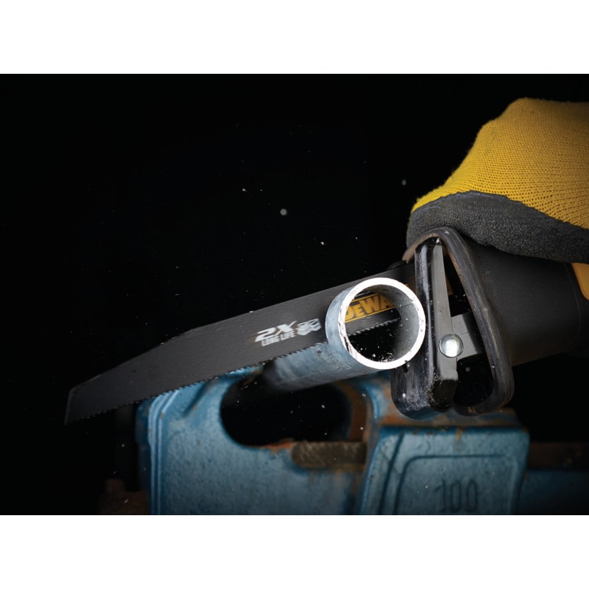 DT2408L-QZ 203mm 2X Life Reciprocating Saw Blades for Metal 14/18 TPI, Pack of 5