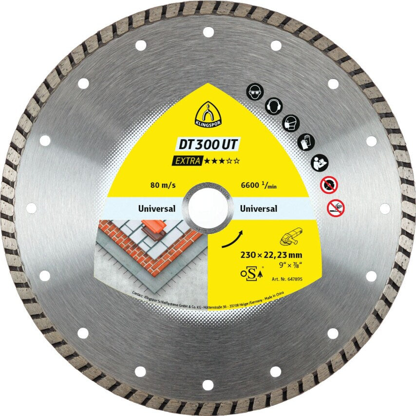 DT300UT Diamond Blade 230X2.5X22.23mm