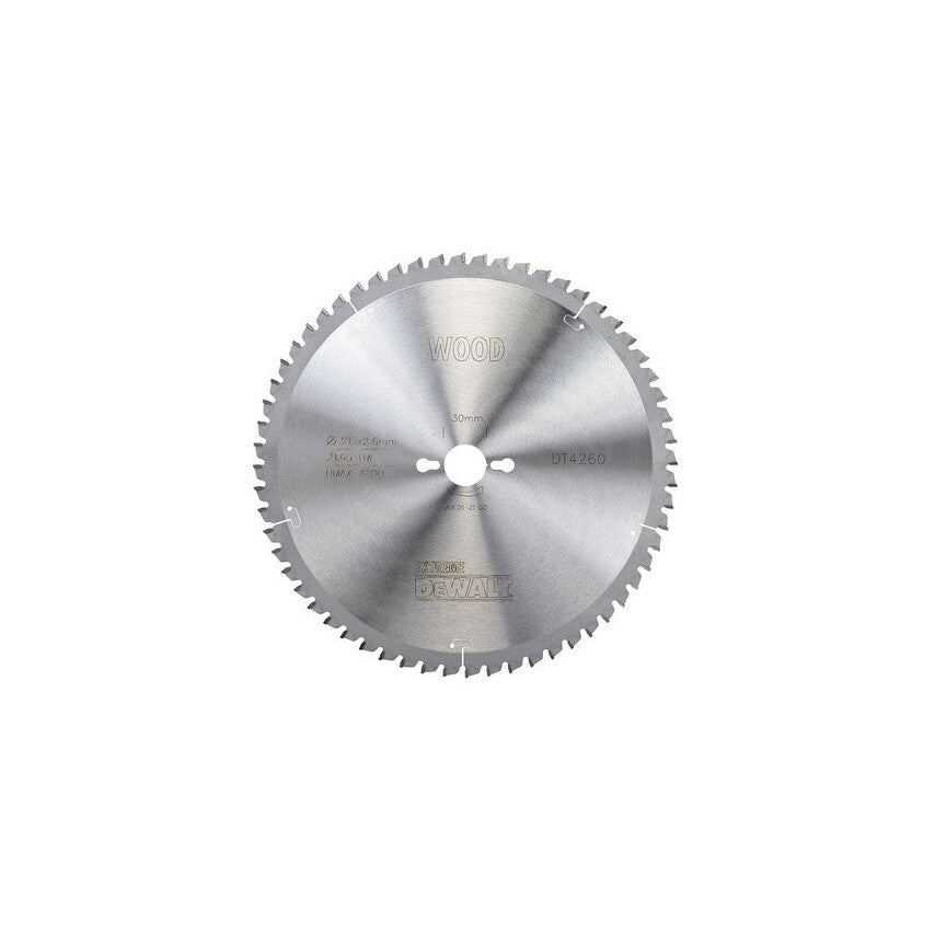 DT4260 Extreme Saw Blade 305 x 30mm x 60 Teeth