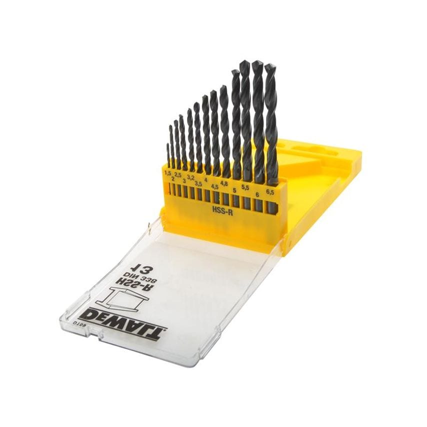 DT5912 HSS Jobber Drill Bit Set, 13 Piece DEWDT5912QZ