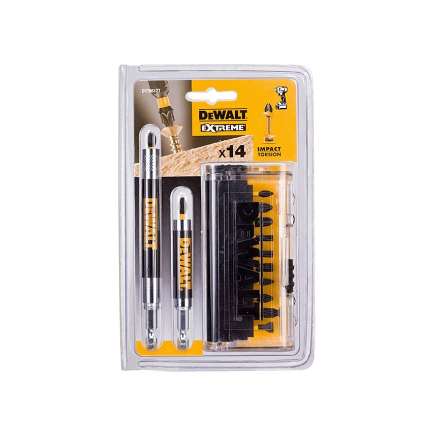 DT70512T Impact Torsion Screwdriver Bit Set, 14 Piece DEWDT70512T