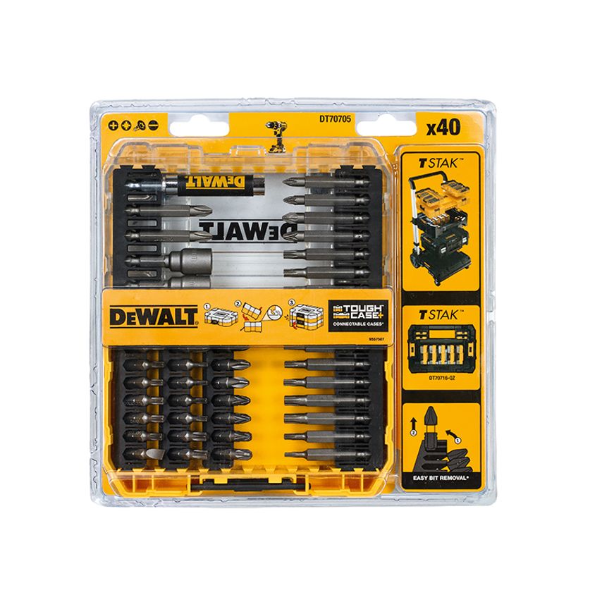 DT70705 Screwdriving Set, 40 Piece DEWDT70705QZ
