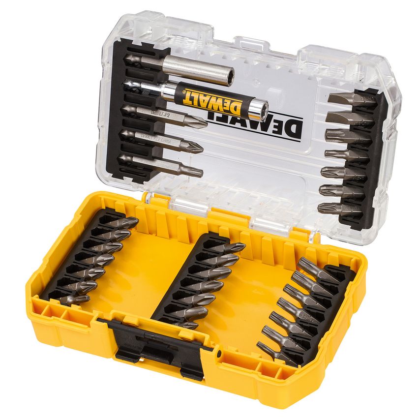 DT70709 Screwdriver Bit Set in Connectable Case (33 Piece)