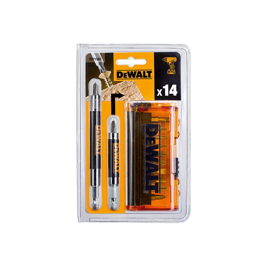 DT71502-QZ Screwdriving Set, 14 Piece DEWDT71502QZ