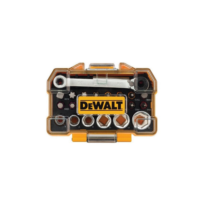 DT71516-QZ 24 Piece Socket and Screwdriver Bit Set