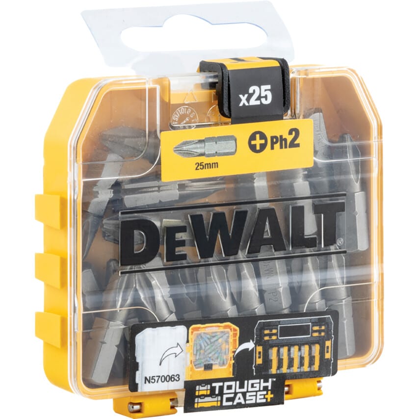 DT71522-QZ PH2 25mm Screwdriver Bit, Pack of 25
