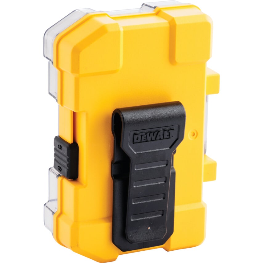 DT7969-QZ 32 Piece Compact Screwdriver Bit Set Comes in a Hard-wearing, Compact Case, Complete with Belt Clip