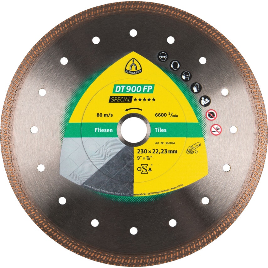 DT900FP Diamond Blade 125X1.4X22.23mm