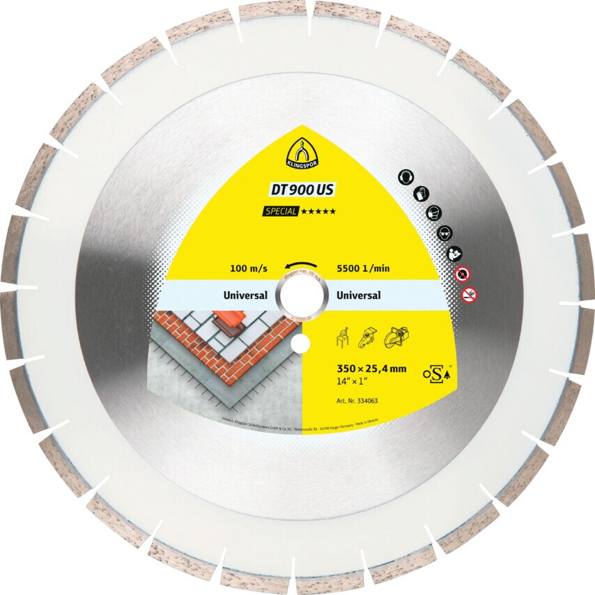 DT900US Diamond Blade 350X3X25.4mm