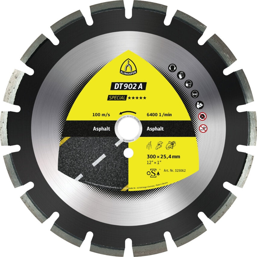DT902A Diamond Blade 300X2.8X25.4mm