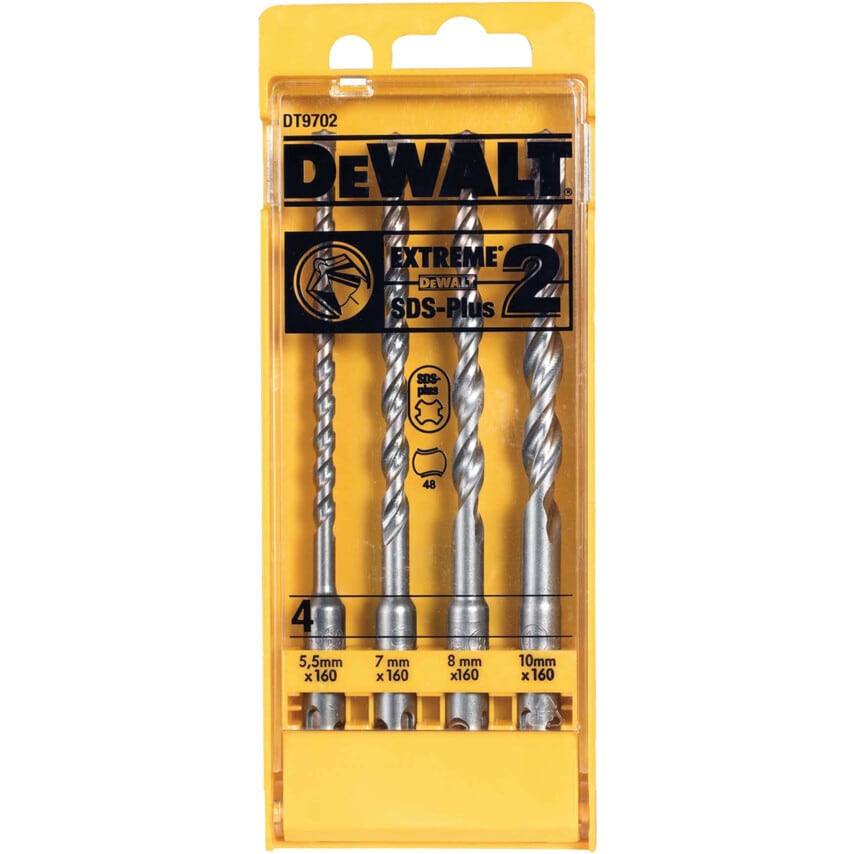 DT9702-QZ SDS Extreme Drill Bit Set 4 Piece