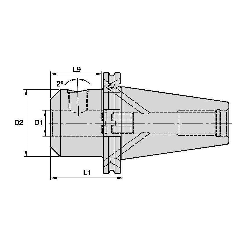 DV50BSWN25070m Chuck DIN1835 Swn DV50 25 Bad