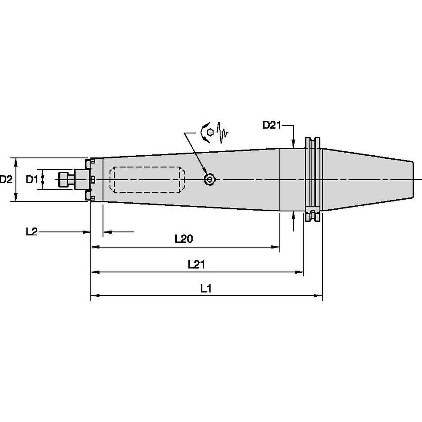 DV50BTDSMC22260m 22mm Tunable SMA x 260mm DV50