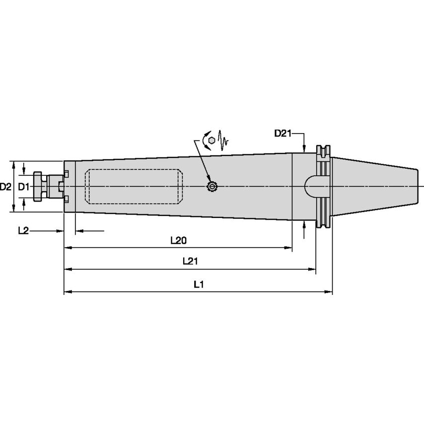 DV50BTDSMC27320m 27mm Tunable SMA x 320mm DV50
