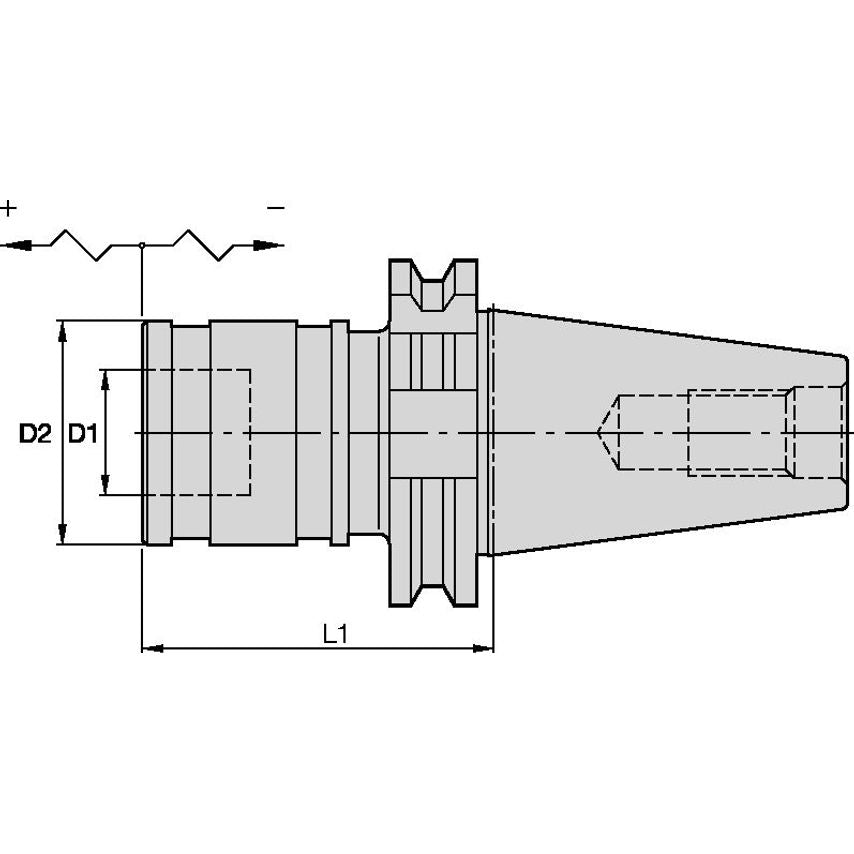 DV50RC1075m RC1 T&C DIN50V D=36 L1