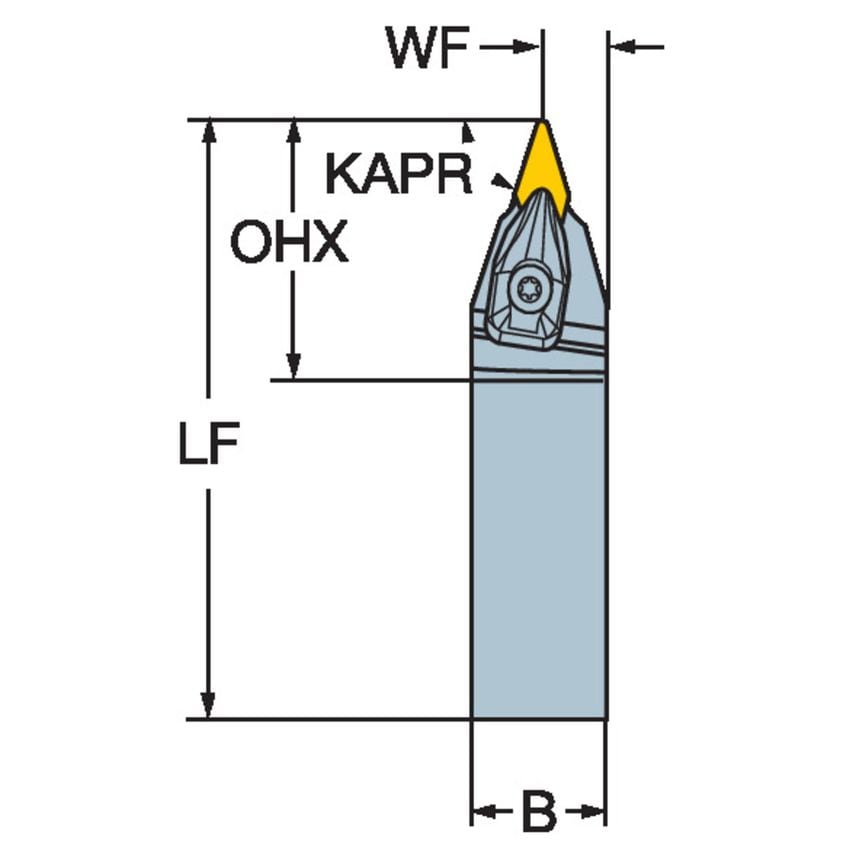 DVVNN 4040S 16 Toolholder