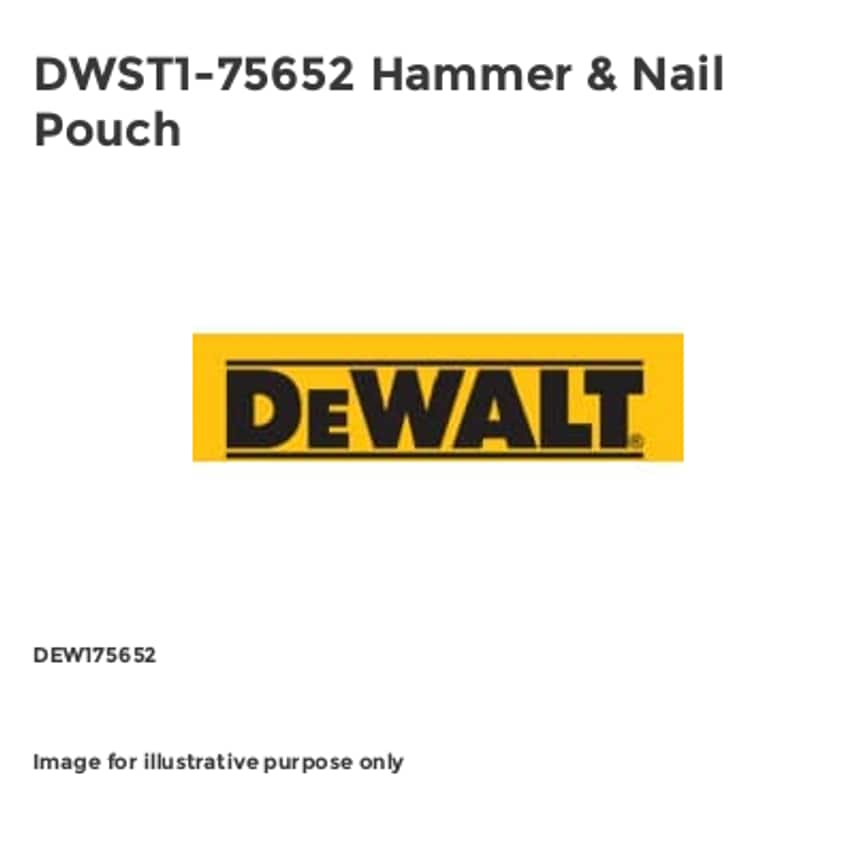 DWST1-75652 Hammer & Nail Pouch