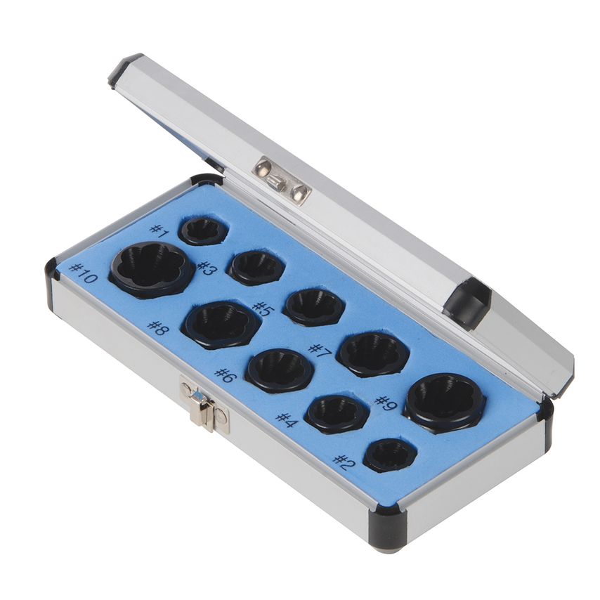 Damaged Bolt Remover Set 10 Piece