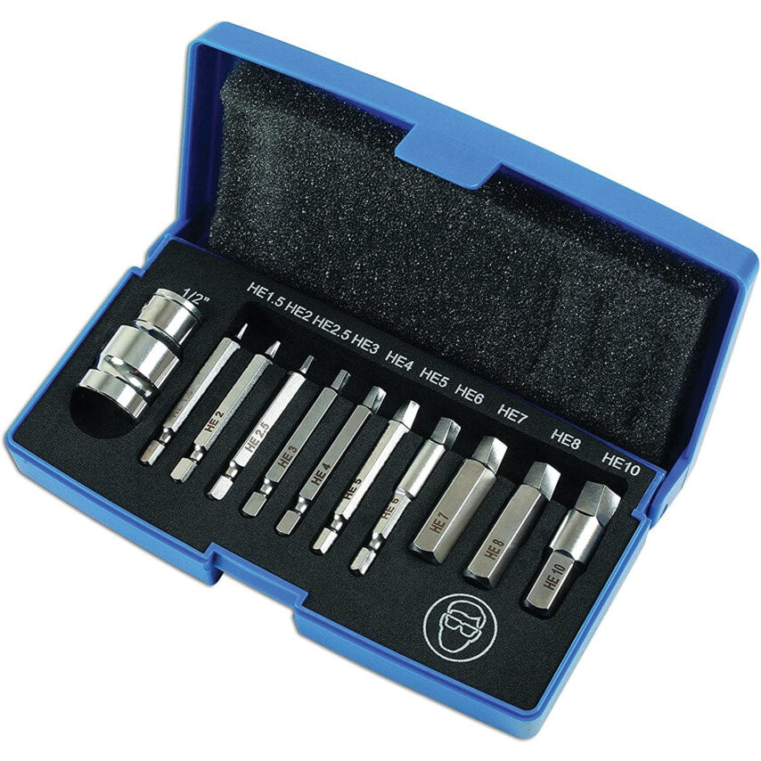 Damaged Cap Head Bolt/Screw Extractor Set 11PC