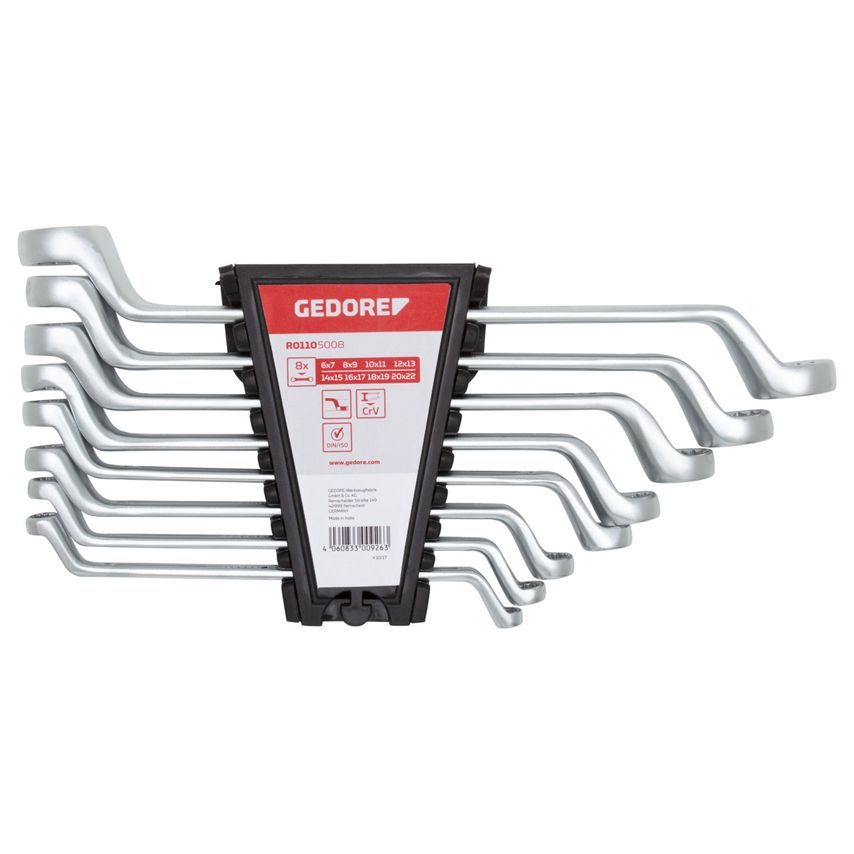 Dbl.ended ring span.set size6-32mm 12pcs