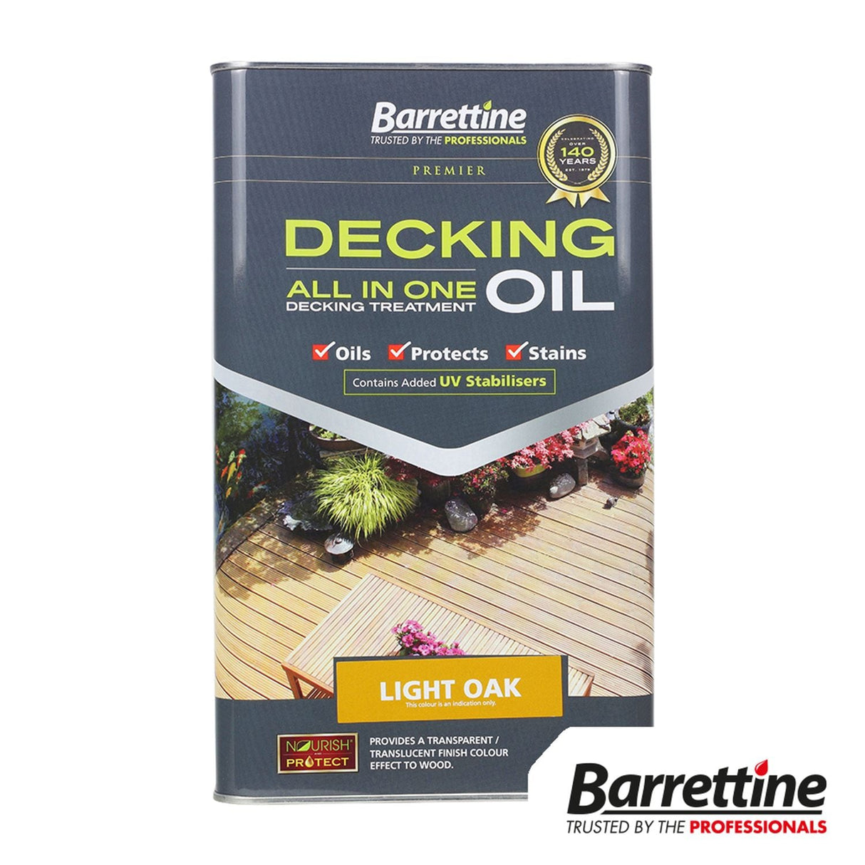 Decking Oil All In One Amber Light Oak - DOCP005