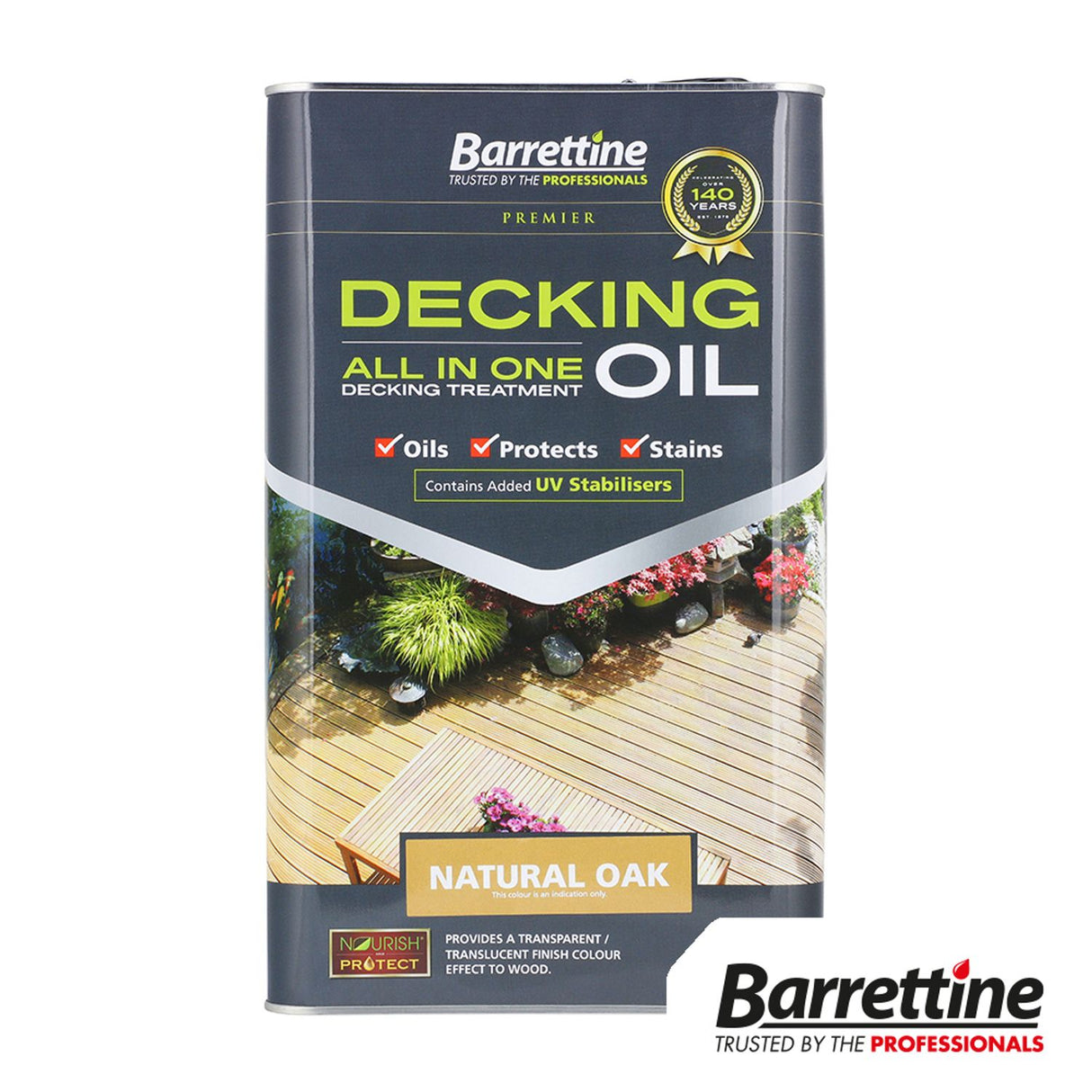 Decking Oil All In One Natural Oak - DONO005