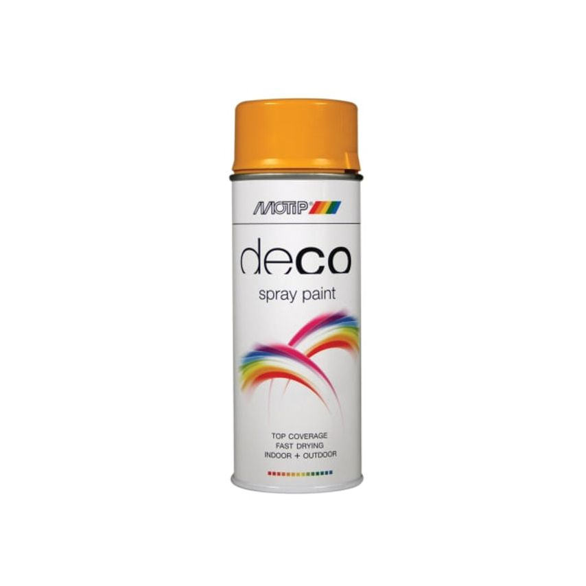 Deco Spray Paint High Gloss RAL 1004 Gold Yellow 400ml