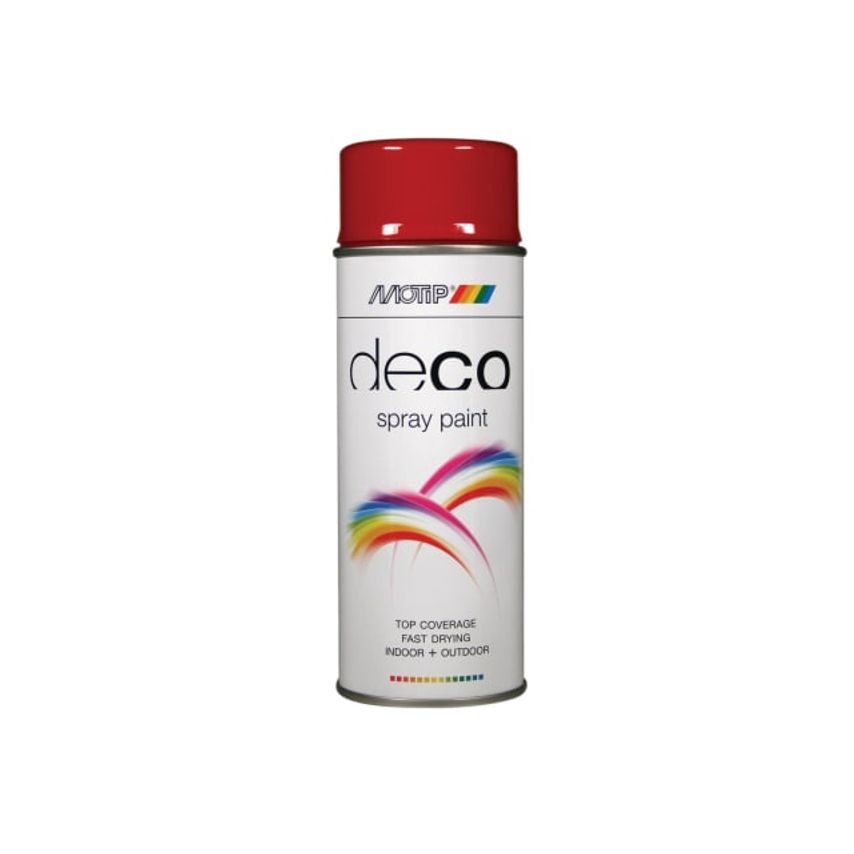 Deco Spray Paint High Gloss RAL 3002 Carmine Red 400ml
