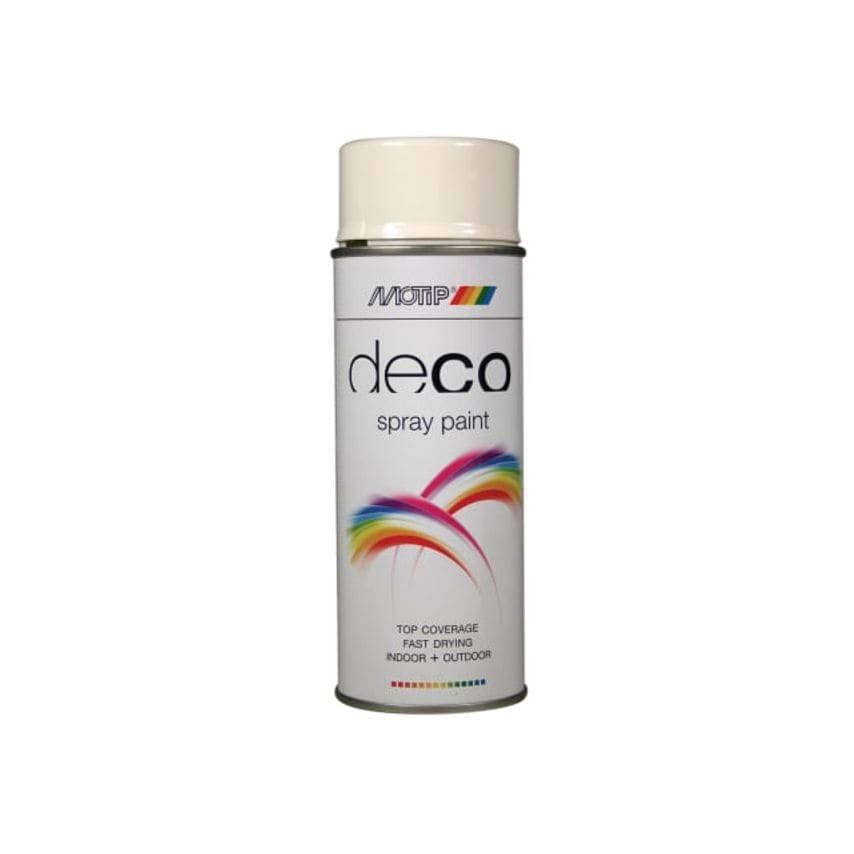 Deco Spray Paint High Gloss RAL 9010 White 400ml
