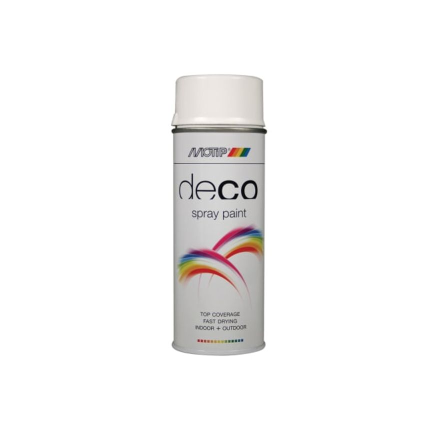 Deco Spray Paint High Gloss RAL 9016 Brilliant White 400ml
