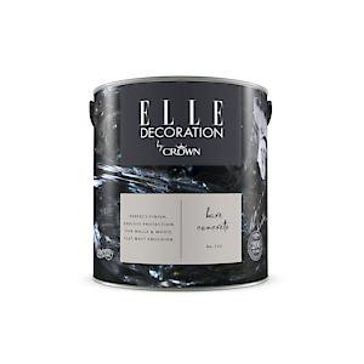 Decoration By Crown 2.5L Flat Matt Emulsion Paint - Bare Concrete No 132